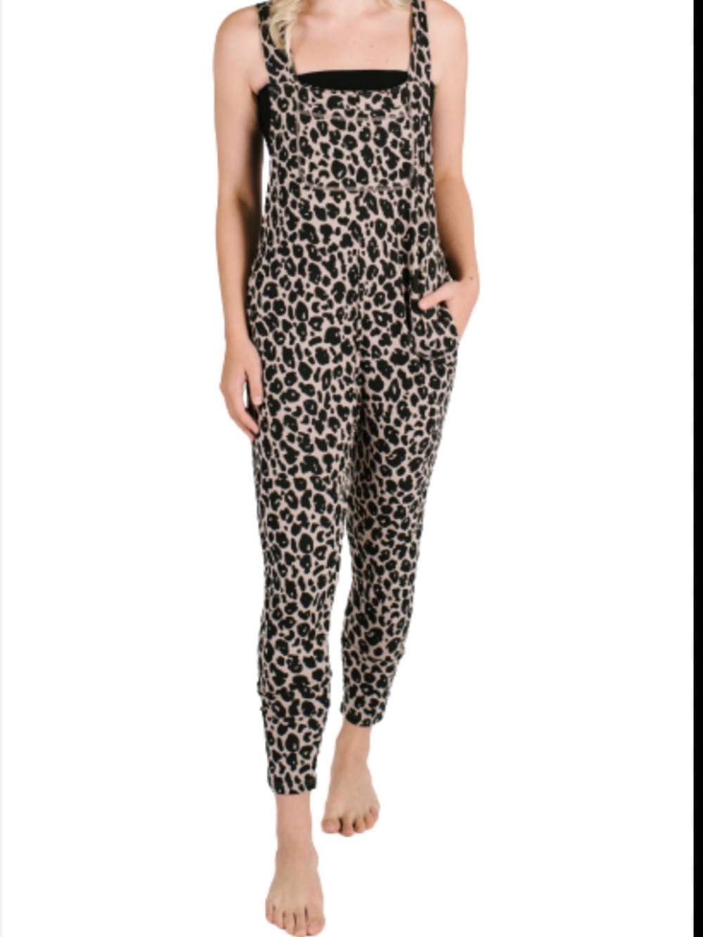 Smash + Tess Lexi leopard print romperalls